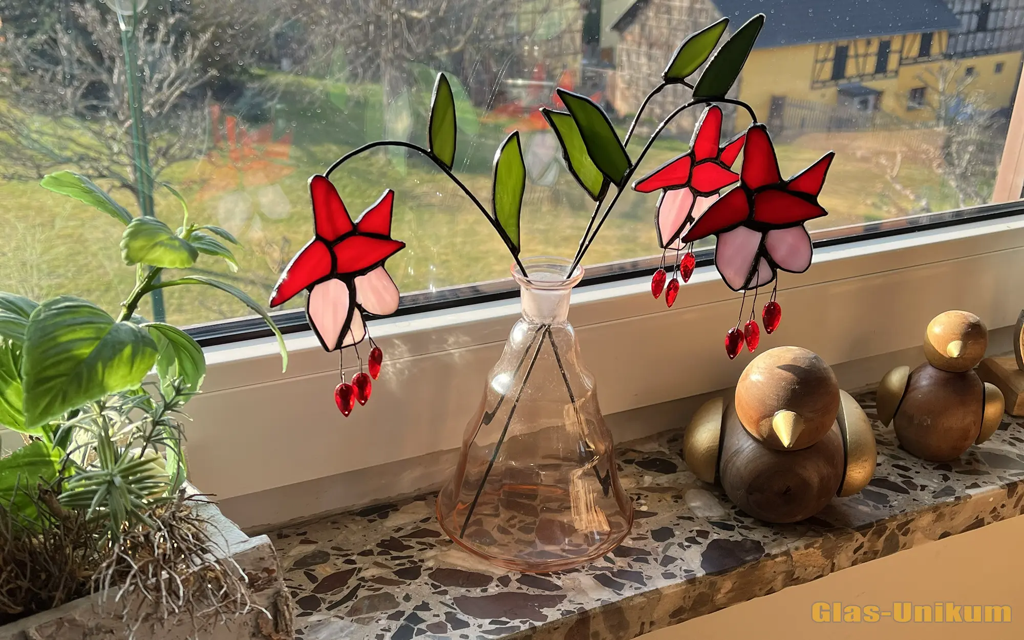 4 042 Fuchsien In Vase