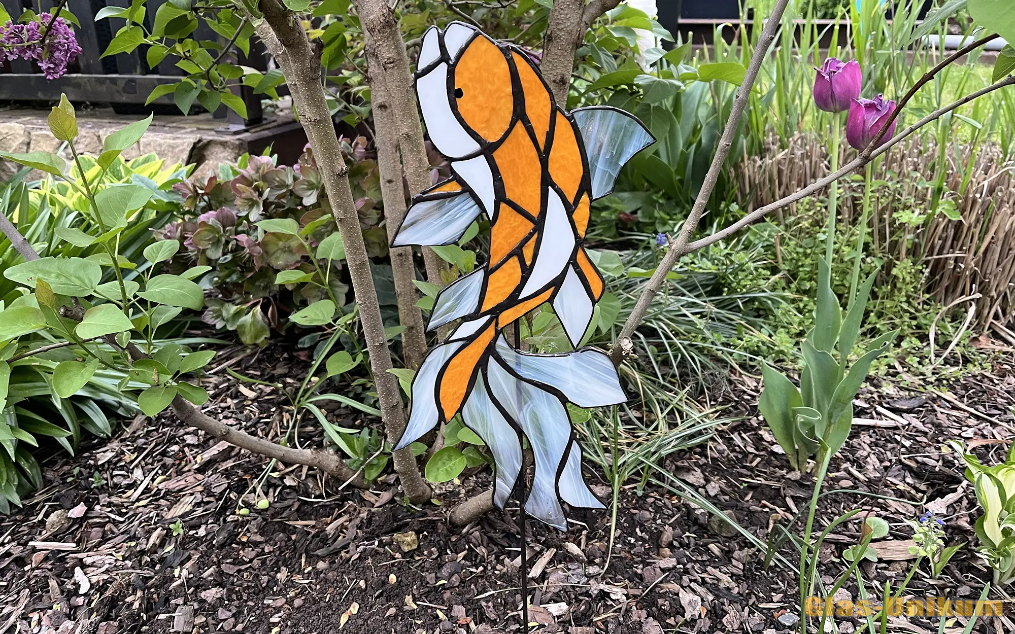 7 018 Grosser Koi Gartenstecker